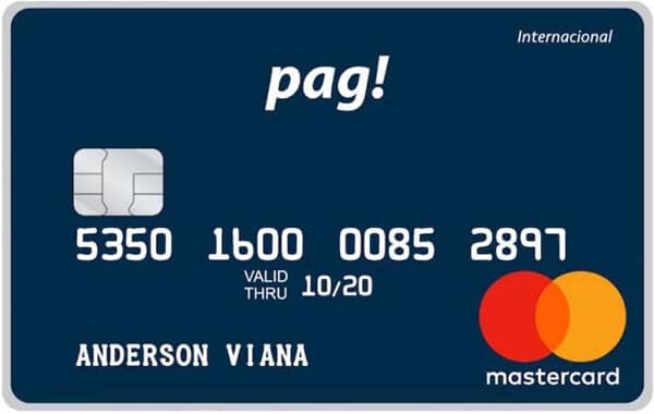 Cartão de crédito pag!