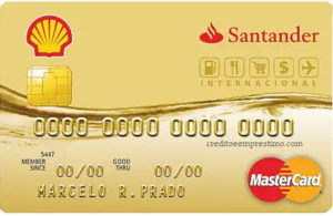 Como pedir o cartão Shell Santander